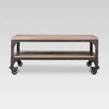 Franklin Coffee Table Wood Brown Weathered Gray Threshold Coffee Table Wood Coffee Table Industrial Coffee Table