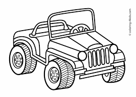 For boys and girls, kids and adults, teenagers and toddlers, preschoolers and older kids at school. Jeep Transportation Coloring Pages For Kids Printable Jeep Coloring Pages Monster Truck Coloring Pages Cars Coloring Pages