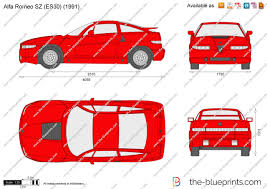 Share your pics using #alfaromeo and #alfalovers. Alfa Romeo Sz Es30 Vector Drawing