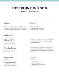 Just about any job requiring a straightforward basic resume with a touch of class will benefit from the options in this category. Simple Resume Template The 2021 List Of 7 Simple Resume Templates
