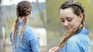 It will take a lot of patience. Beautiful Double Dutch Fishtails Diy Hair Tutorials Youtube