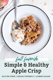 Easy Healthy Apple Crisp Fit Mitten Kitchen Recipe Healthy Apple Crisp Apple Crisp Recipes Easy Apple Crisp Recipe