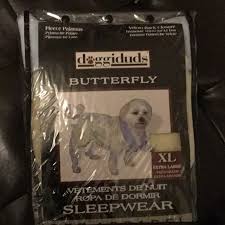 Doggiduds Fleece Pajamas Dog And Puppy Sleepwear Nwt