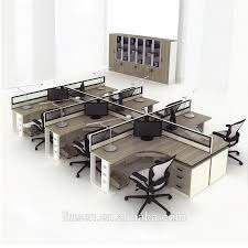 Competitive Price Superior Quality 6 People Modular Wooden Cubicle Partition System Imobiliaria Divisoria