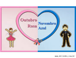 Resultado de imagem para logos do outubro rosa & novembro azul 2019