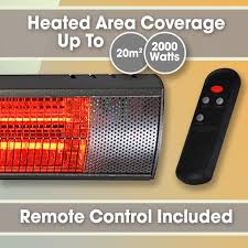 The hanging electric patio heater from symple stuff is etl certified. Futura Deluxe Wall Mounted Electric Infrared Outdoor Garden Patio Heat Futura Direct