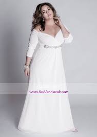 فساتين سواريه 2011 مقاسات كبيرة Plus Size Wedding Dresses With Sleeves Casual Wedding Dress Wedding Dress Long Sleeve