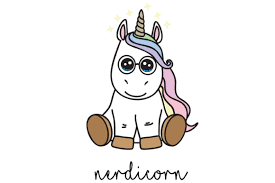 Check out our free unicorn svg selection for the very best in unique or custom, handmade pieces from our digital shops. Nerdicorn Unicorn With Glasses Graphic By Am Digital Designs Creative Fabrica
