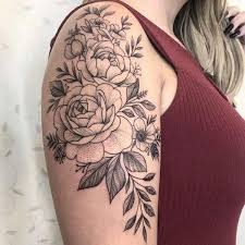 Pin By Cindy Godown On Tattoo S En Piercings In 2020 Shoulder Tattoos For Women Upper Half Sleeve Tattoos Half Sleeve Tattoo