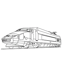 High speed rail travelling in a mountain landscape train. Free Printable Train Coloring Pages For Kids