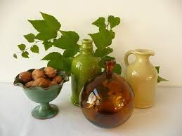 Vase Pot Coupelle Ceramique Verre Et Terre Cuite Jug Ceramic Glass And Terracotta Annees 70 80 Vase Home Decor Decor