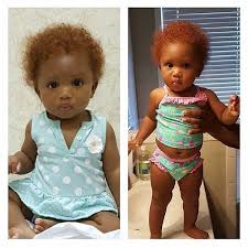 Black Hair And Ginger Hair Baby She Is Adorably Cute Little Ginger Babydoll That So Happens To Be African American Adorable Gingerhai Redhead Baby Ginger Babies Cute Hairstyles For Kids