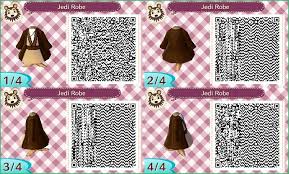 Jedi Robes Look Like Newer Ones Less Worn Qr Codes Animal Crossing Animal Crossing Qr Animal Crossing