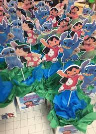 Lilo And Stitch Party Centerpieces By Http Www Facebook Com Rapidescreations Lilo And Stitch Lelo And Stitch Lilo And Stitch Cake