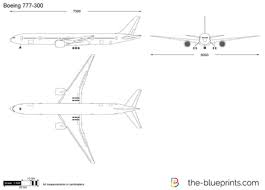 It is the world's largest twinjet. Boeing 777 300 Vector Drawing