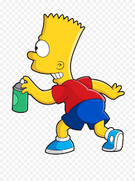 Bartholomew jojo simpson is a fictional character in the american animated television series the simpsons and part of the simpson family. Los Simpsons Png 1 Image Bart Simpson Spray Painting The Simpsons Png Free Transparent Png Images Pngaaa Com