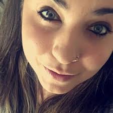 Amethyst Crystal Nose Ring: Gold Filled Septum Hoop, Handmade