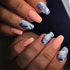Easy Black And Blue Nail Designs Matte Nails For Fall Simple Matte Nails Chic Nail Designs Easy Designs For Short Nails Winter Matte Nails Black Girls Nails Trendy Nails Matte Nails Design
