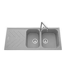 evier luisina en granit et 2 bacs gris arpege evier encastrable luisigranit ev3521 022 cuisissimo en 2021 egouttoir granit gris evier