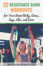 resistance band workouts for lower body
