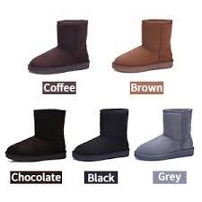 Find great deals on ebay for faux shearling boots. Amazon Com Women S Warm Winter Boots Ankle High Classic Vegan Suede Faux Sheepskin Shearling Snow Boots Snow Boots