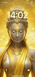 Yellow Tara Embodying the Divine Energy of Wealth, Prosperity and Abundance  Spiritual Art Energy Healing Digital Art Goddess Tara