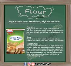 Adalah sejenis tepung yang dibuat dari roti kering yang ditumbuk dengan halus. High Protein Flour Bread Flour High Gluten Flour Uses Explained Misschoong