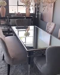 Get Glam The Z Gallerie Way At Your Next Dinner Party Think Mirrored Furniture Velvety Soft Yet Video Dinning Room Decor Luxury Dining Room Dining Room Table Decor