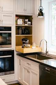 Like a lazy susan, this storage solution allows you to make the most of corner space. Corner Solutions For Your Kitchen Bloomsbury Fine Cabinetry Inc