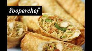 Noodles Stuffed Rolls How To Make Noodles Rolls At Home By Sooperchef Junior In 2020 Iftar Recipes Recipes Spring Roll Recipe