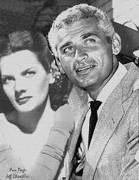 Jeff Chandler con su esposa Marjorie Hoshelle