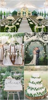 Breathtaking Green And White Wedding Ideas To Rock Mrs To Be White Wedding Theme Green Themed Wedding Wedding Colors