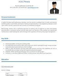 For example, if you put the name of one. Free Download Cv Format For School Leavers In Sri Lanka School Leavers Cv Format Download Cv Format