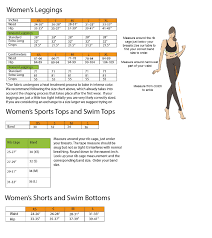 Yd Size Chart Recycled Activewear Made By Free Range