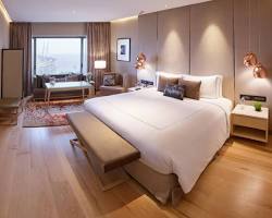 Taj Lands End hotel room in Mumbai