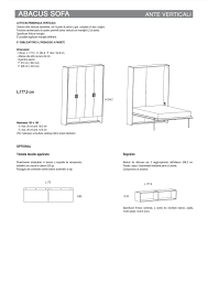 Larghezza 140, 150 cm e 1600 mm: Letto A Scomparsa Abacus Sofa In Promozione A Prezzi Da Outlet Scontato