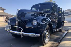 Image result for Dark Blue 1940 Truck