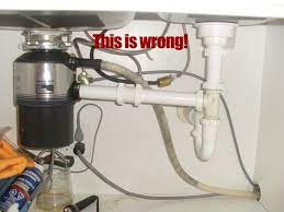 Chances are that they are running on the same electrical circuit. Dishwasher Drain Line Wrong Under Sink Plumbing Sink Plumbing Plumbing