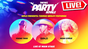 Diplo, young thug and noah cyrus! New Fortnite Live Concert Event Diplo Young Thug Noah Cyrus Youtube