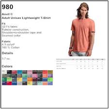 Personalize Anvil 980 Unisex Lightweight T Shirt 4aprints