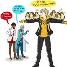 Pinky I Want To Sleep On Twitter Pokemon Go Comics Pokemon Pokemon Go Team Instinct