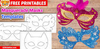 Nothing is more valuable than the moments and memories of a parent and their children. Free Printable Masquerade Masks Template 123 Kids Fun Apps