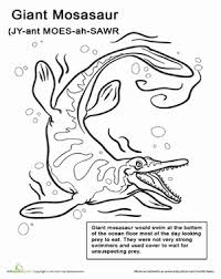 Shereen lehman, ms, is a healthcare journalist and fact checker. Color The Giant Mosasaur Worksheet Education Com