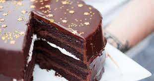 yogun cikolatali pasta tarifi chocolate ganache filling chocolate cake cake