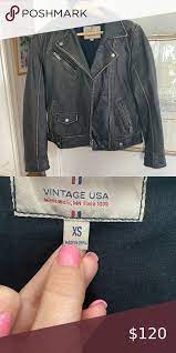 Vintage Wilson S Leather Motorcycle Jacket Wilsons Leather Jacket Dark Brown Moto Jacket Leather Motorcycle Jacket