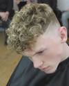 Curly Perm With Fade