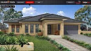 Colours For The New Build Bricks Pgh Palazzo Range Camello Roof Colourbond Deep Ocean Gara Brick Exterior House Facade House House Exterior Color Schemes