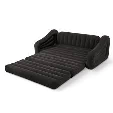 Watch tv, read a book, or just relax with a friend and then pull out the cushion into a queen size air mattress when you are ready to go to sleep. Intex Pull Out Sofa 66 193 221cm Ix 68566