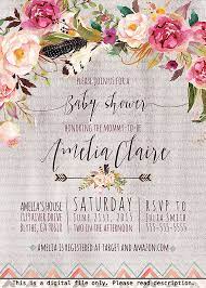 Click Here Https Www Etsy Com Listing 246867623 Boho Baby Shower Invitation R Boho Baby Shower Invitations Boho Baby Shower Baby Shower Invitation Etiquette