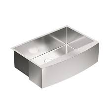 Maybe you would like to learn more about one of these? Moen G18121 Stainless Steel 30 Single Basin Farmhouse Stainless Steel Kitchen Sink With Soundshield From The 1800 Series Collection Faucet Com